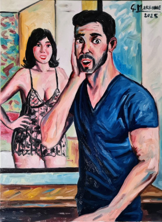 "You like me?" olio su tela-80x60; euro 400