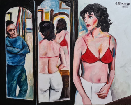 "Riflessi" olio su tela-80x100; euro 600