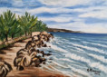 "Il mare" olio su tela-70x50; euro 300