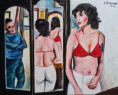 "Riflessi" olio su tela-80x100; euro 600